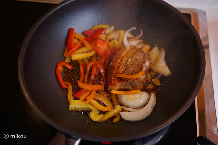  인덕션웍, 틸만 인덕션 전용 궁중팬 28cm으로 수육 만들기
