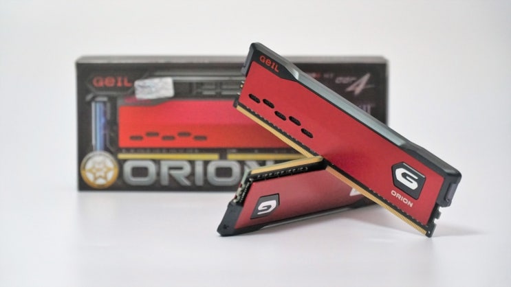  이 가격에 B다이 튜닝램? GeIL DDR4-3600 CL18 ORION Red