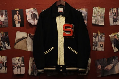 Supreme captain sale varsity jacket