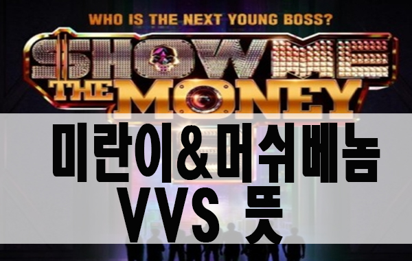  VVS 뜻 (쇼미더머니9 굴젓팀 머쉬베놈&미란이)