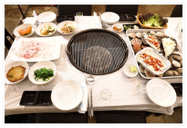  삼척 맛집 삼척조개구이 회 무한리필 !