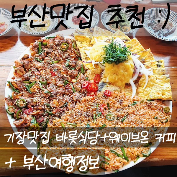 부산맛집 추천 :) 기장맛집 바릇식당 + 웨이브온 커피 찐후기 + 부산여행정보