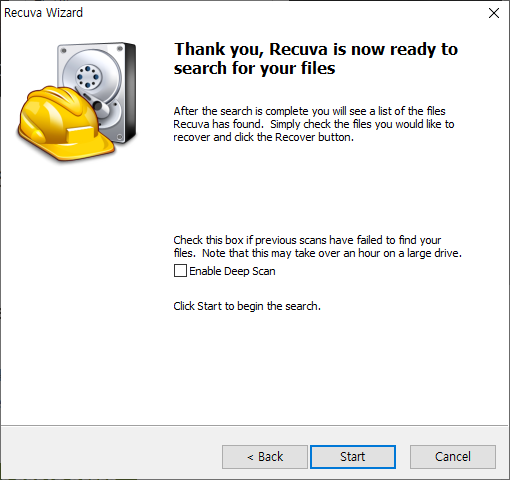 삭제한 사진 파일 복구하는법 레큐바(recuva) 프로그램 다운로드