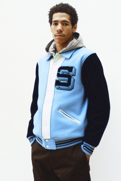 Supreme captain varsity jacket on sale