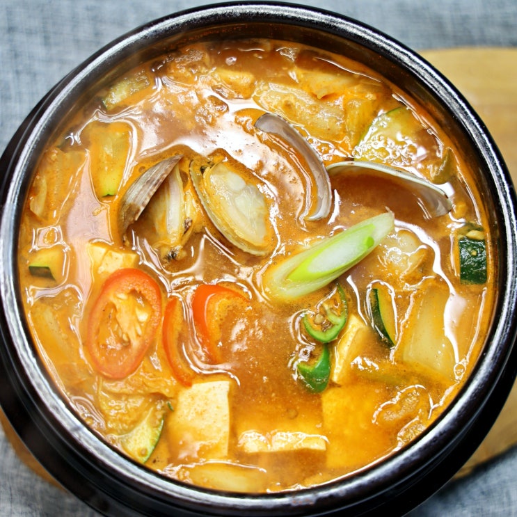  [된장찌개 맛있게 끓이는법]바지락 된장찌개 레시피
