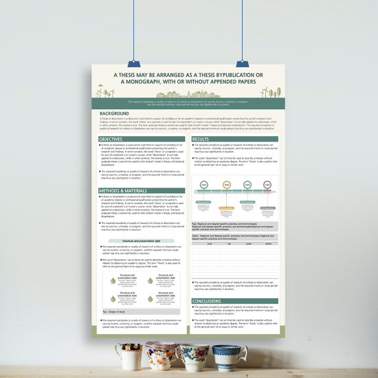 A0 사이즈, A1 사이즈, 90X120cm 논문 포스터 ppt 템플릿(양식)  - 다양한 졸업논문, 학술대회 포스터 양식입니다