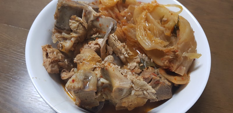 돼지등뼈김치찜(ft.류수영감자탕응용)
