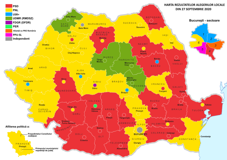 [루마니아] 2020 지방 선거 - 중도 우파 승리로 개혁 가속화