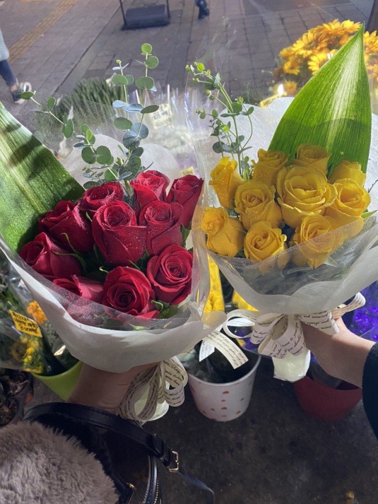 모란역 꽃집에서 부모님께 장미꽃 선물 후기!