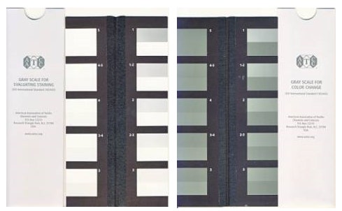 그레이스케일 /AATCC Grey Scales/그레이스켈/염색견뢰도테스트/ISO105-A02/ISO105-A03/색상견뢰도테스트 ...