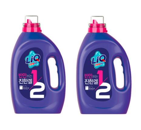  애경 반만쓰는리큐 일반용 액상세제 본품 2.7L 2개 12,750원