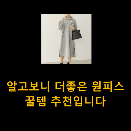 알고보니 더좋은 원피스 꿀템 추천입니다