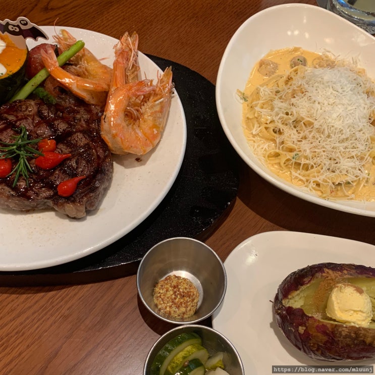  [영등포] 아웃백 스테이크하우스 타임스퀘어점 :: 커플세트 메뉴 추천 / 타임스퀘어 맛집