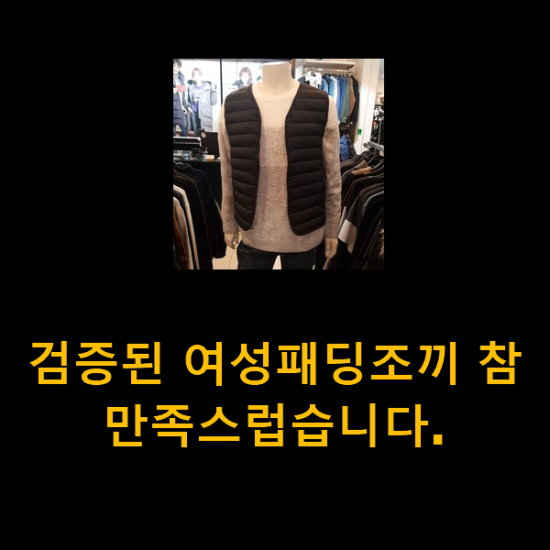 검증된 여성패딩조끼 참 만족스럽습니다. 검증된 여성패딩조끼 참 만족스럽습니다.