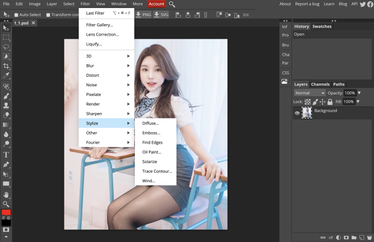  웹 기반 공짜 포토샵 - 포토피아(Photopea) 주소 및 소개