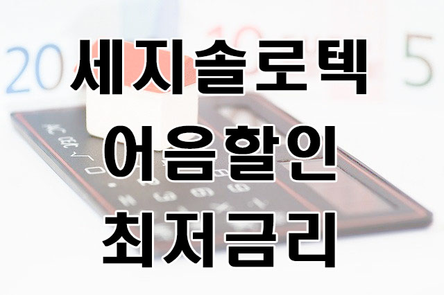  [(주)세지솔로텍 발행] 전자어음할인하면 이자가 어떻게 될까요?