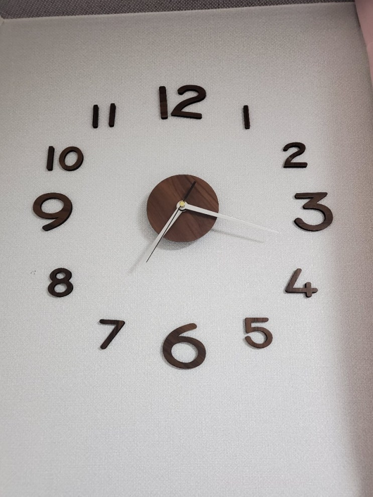 [후기] 무소음벽시계, 인테리어 벽시계로 추천하는 DIY 아미공 시계