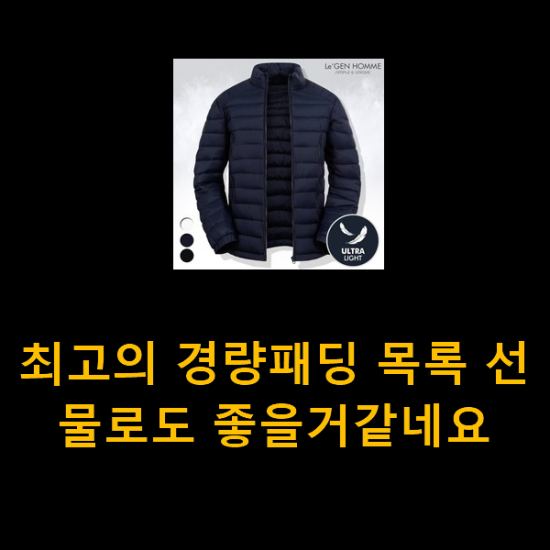 최고의 경량패딩 목록 선물로도 좋을거같네요 최고의 경량패딩 목록 선물로도 좋을거같네요
