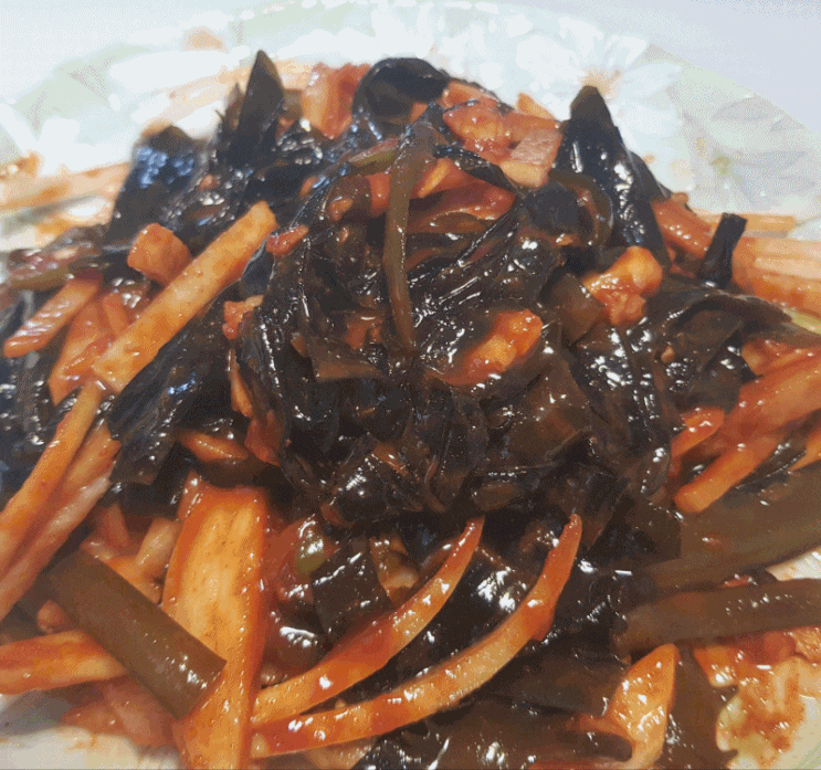  새콤달콤한 생미역 초장 무침, 제철 음식 반찬으로 딱이네요