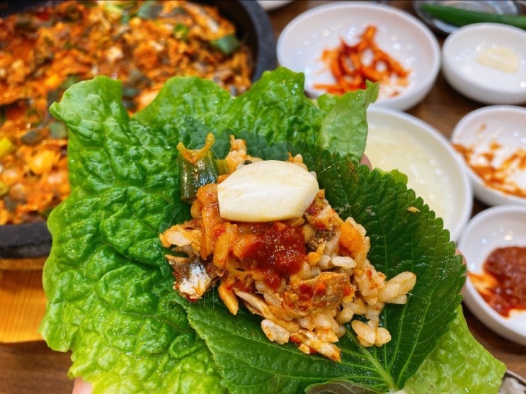 [마산맛집] 봄내멸치쌈밥, 마산역 근처 멸치 쌈밥집