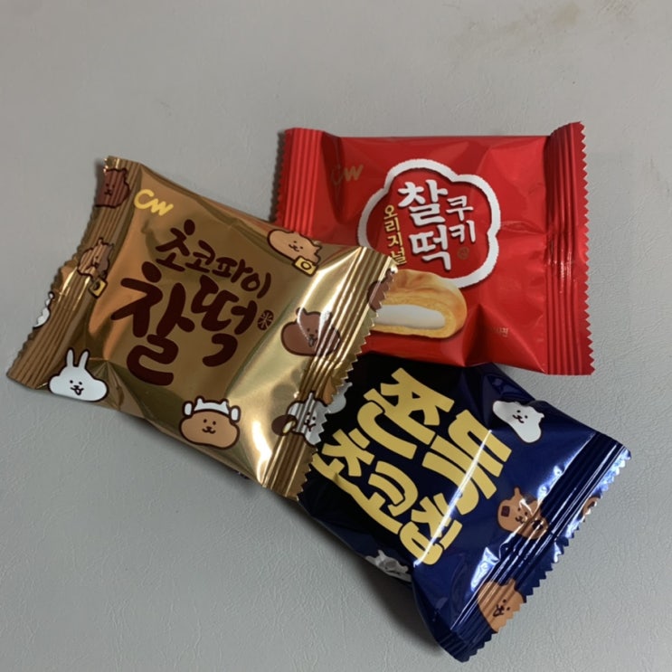  청우식품 초코파이찰떡 찰떡쿠키 쫀득초코칩 간식으로 딱 좋아요
