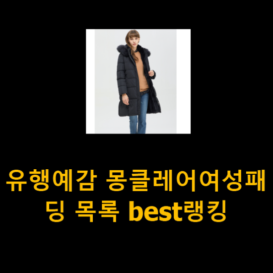 유행예감 몽클레어여성패딩 목록 best랭킹