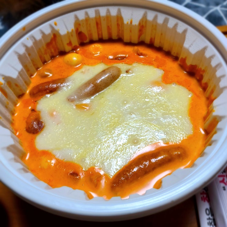  논산 태리로제떡볶이에서 로제떡볶이 첫 도전!