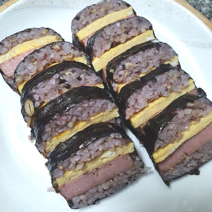  스팸요리 스팸무스비, 아이들이 좋아하는 네모김밥