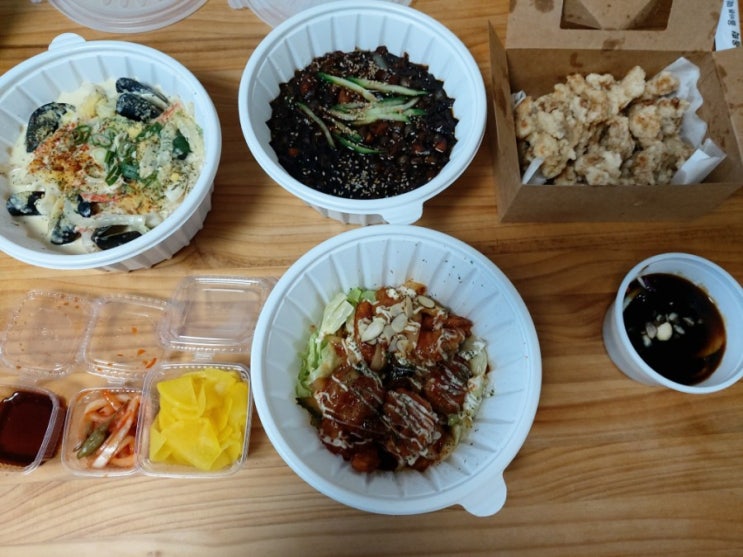  봉짜장 용원점 리뷰 - 간짜장 크림짬뽕 찹쌀탕수육 칠리새우