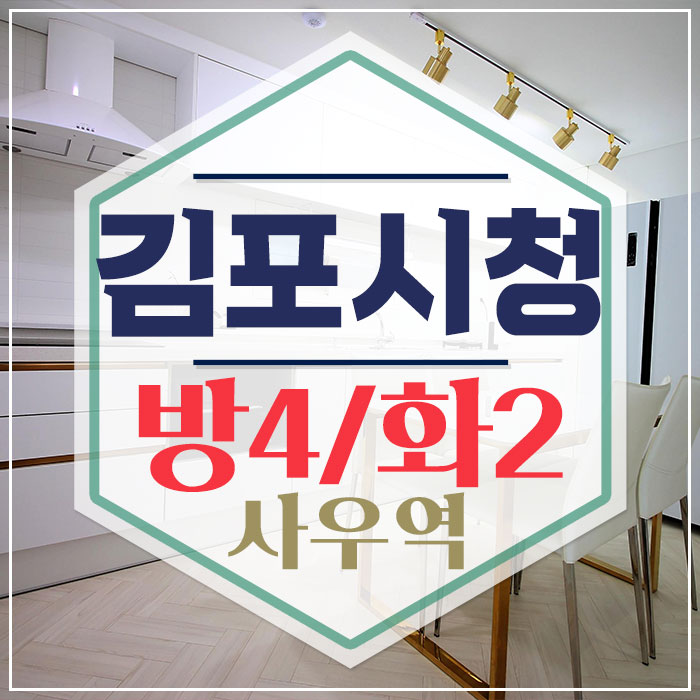 김포시청인근 매매 방4 신축빌라