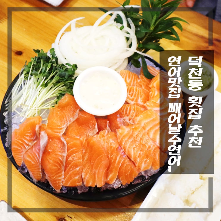  덕천동 횟집 한잔하기좋은 연어맛집
