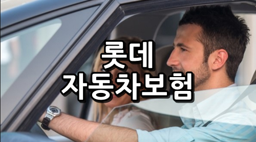 롯데다이렉트자동차보험 알차게 진행하는 방법