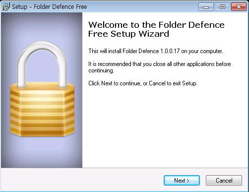  폴더디펜스 (FolderDefence) 사용 방법
