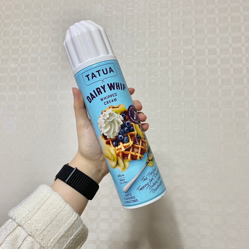 노브랜드 타투아 데어리 휘핑크림(유크림 78%함유) 먹어본 리뷰