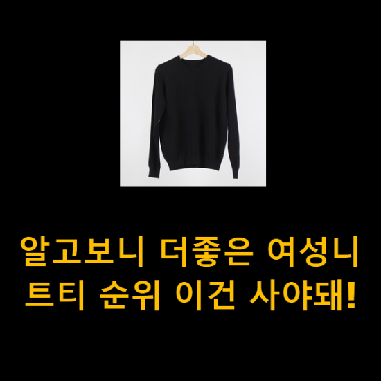 알고보니 더좋은 여성니트티 순위 이건 사야돼! 알고보니 더좋은 여성니트티 순위 이건 사야돼!