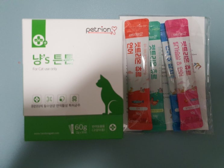 펫트리온 츄르 + 냥스튼튼 후기 펫트리온 츄르 + 냥스튼튼 후기