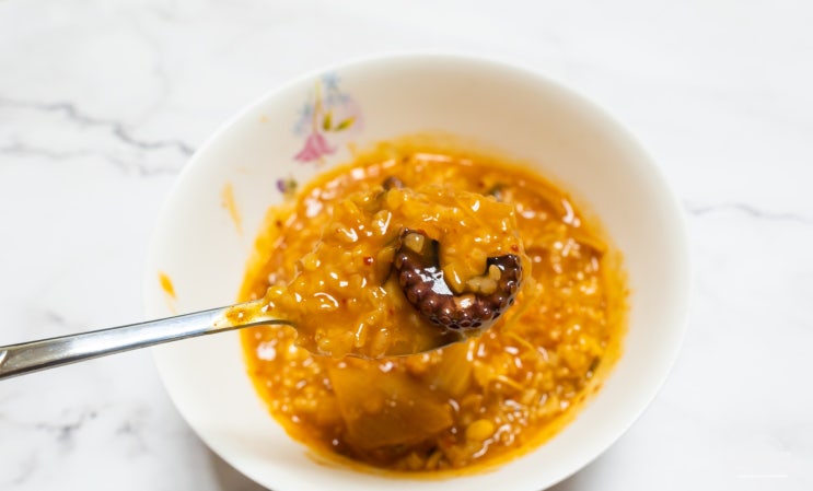  동원 양반 수라 낙지김치죽! 얼큰한 맛이 좋아~