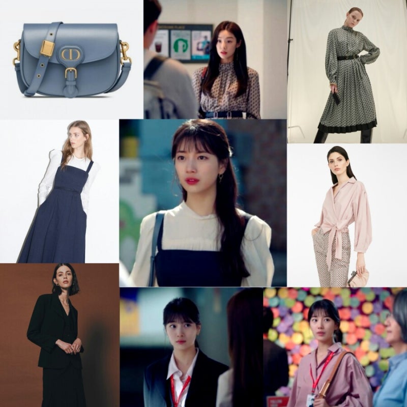 '스타트업' 11회, 12회 수지 × 스테파니리 옷 정보 :: 원피스(시스템, 앤유), 블라우스(위켄드 ....