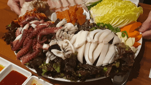 [김포 맛집 남도술상 고촌점]문어 갑오징어 홍어삼합 맛집