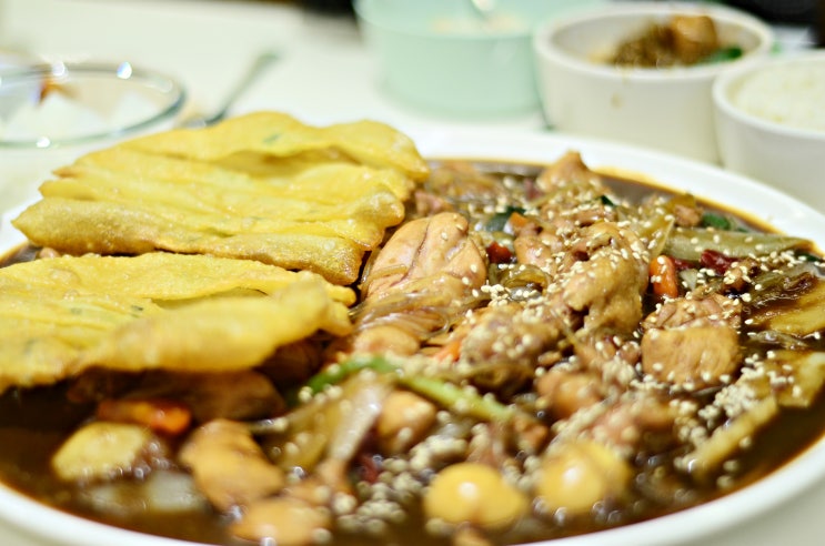  대구 율하 맛집 타임스퀘어 외식하기 좋았던 스마일찜닭