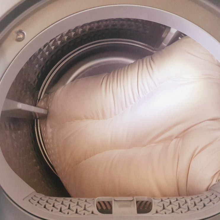 이브자리 라이젤스팀 베개 세탁기 건조기 사용가능해서 너무 좋아요!