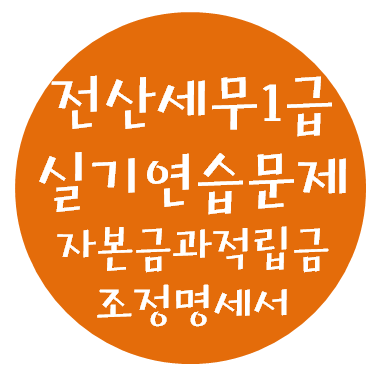  전산세무 1급 실기연습문제 - 16. 자본금과 적립금 조정명세서