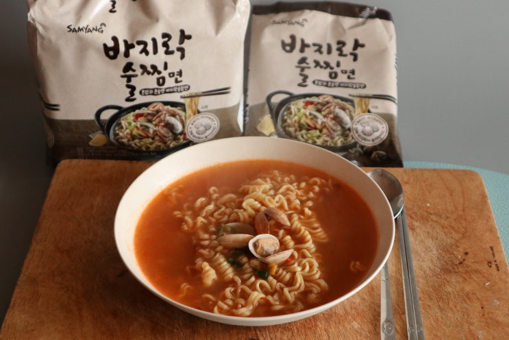  삼양식품 바지락술찜면 알아요? 겨울철 한정판매 제품요