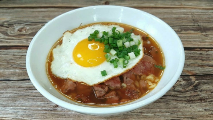 맛남의광장 훈제오리꽁지면 백종원 라면 레시피 만드는법