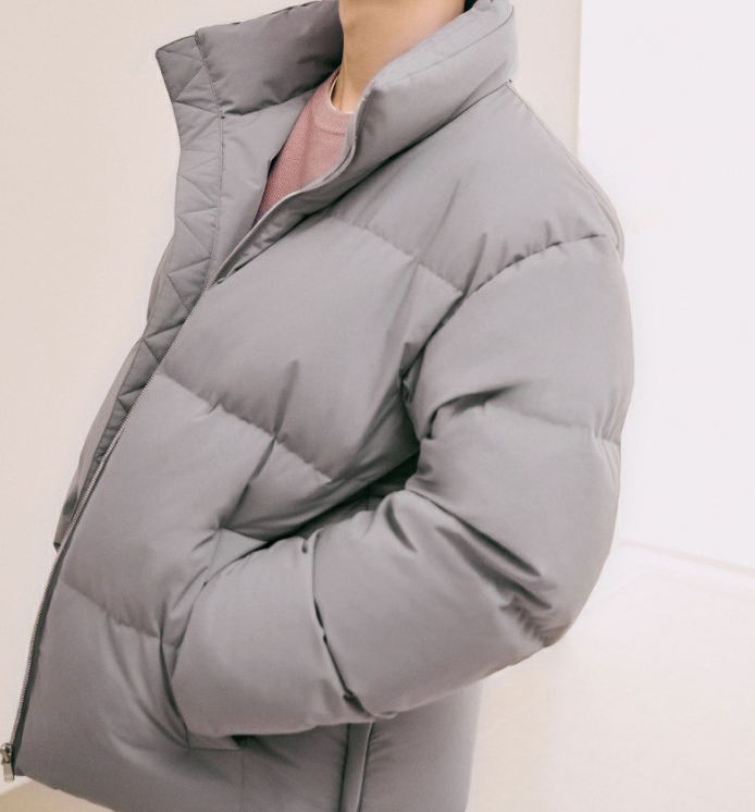  앤드지 남성용 숏다운 점퍼 BZA4JP1102 가볍고 따듯한 오버핏 느낌이네요