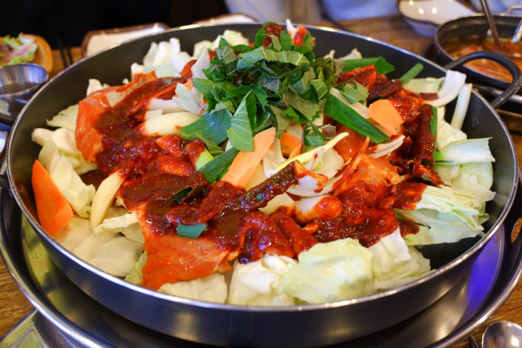  마산 닭갈비 맛집 산호동 억만장자 춘천닭갈비 부대찌개