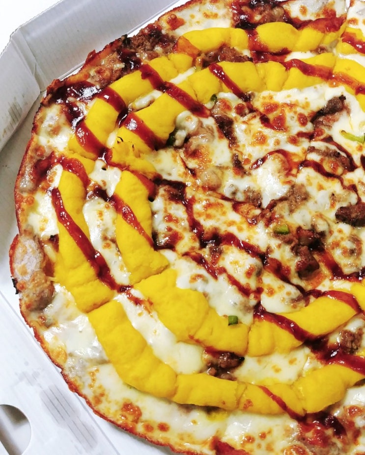  우리집 아이들이 너무 좋아하는 피자(빵이 맛있는 피자, 자가제빵 선명희피자 바싹불고기 피자)