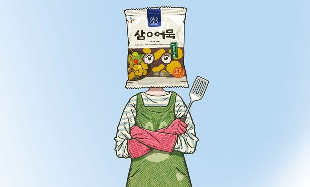 삼호어묵 캐릭터 일러스트