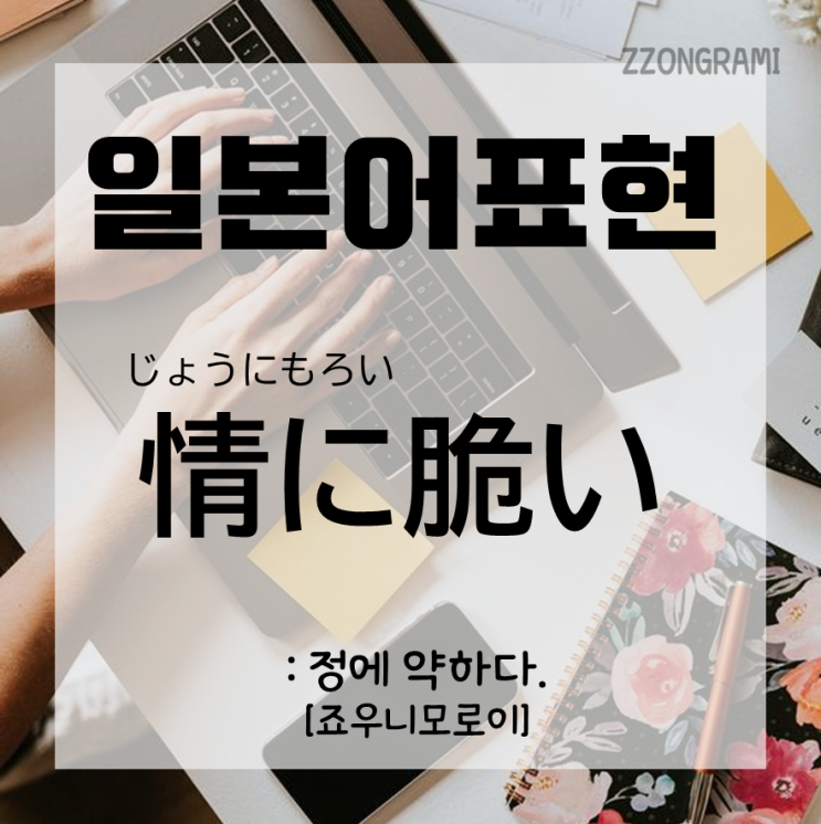  [일본어 공부] 일본어 표현 : '정에 약하다'를 일본어로?