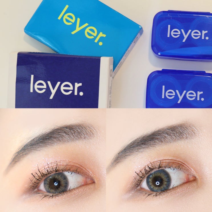 직경 큰 혼혈렌즈 leyer 렌즈착샷 (페어링, 이블린)